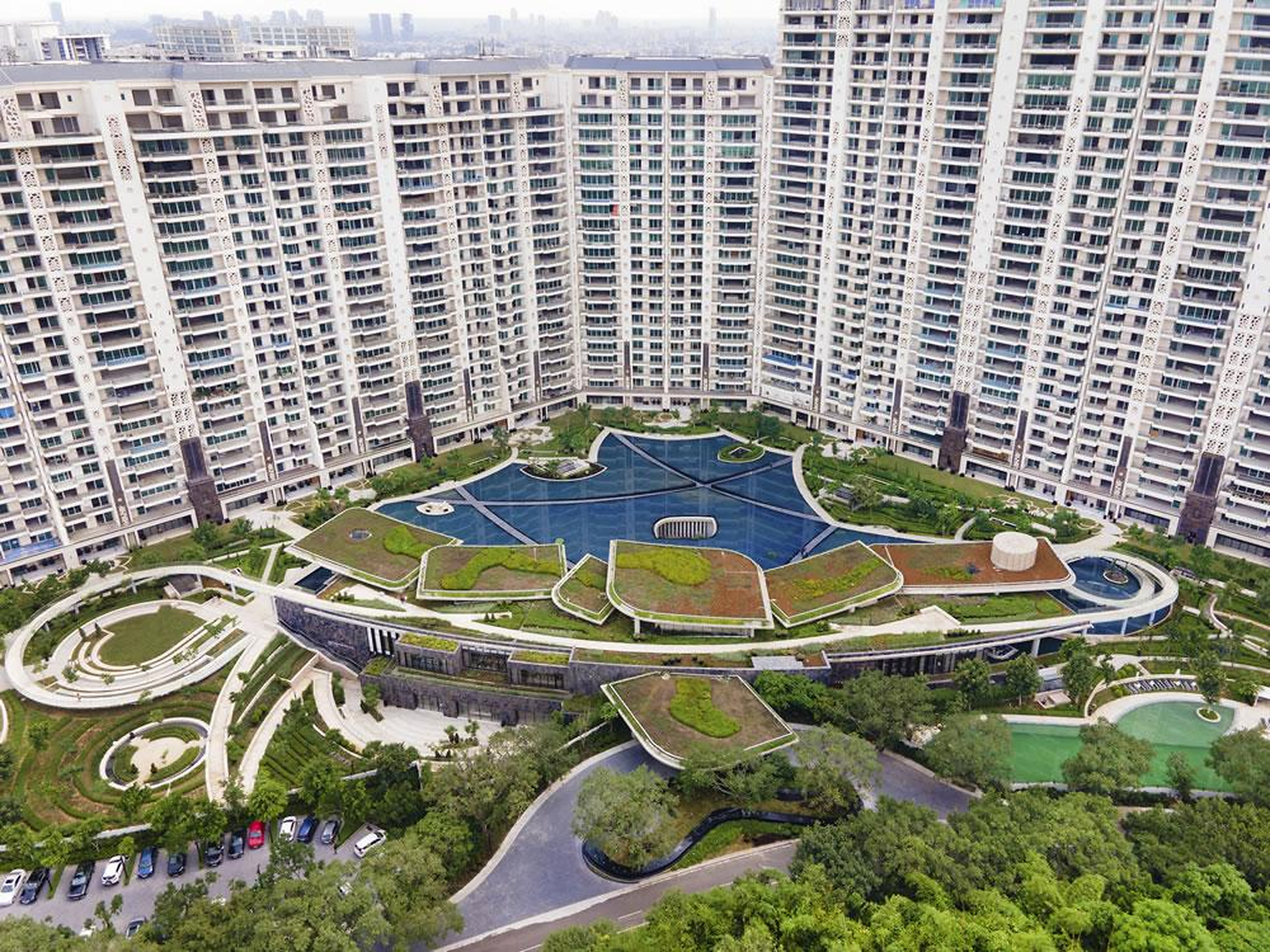 DLF The Camellias golf course view in DLF5 Gurugram